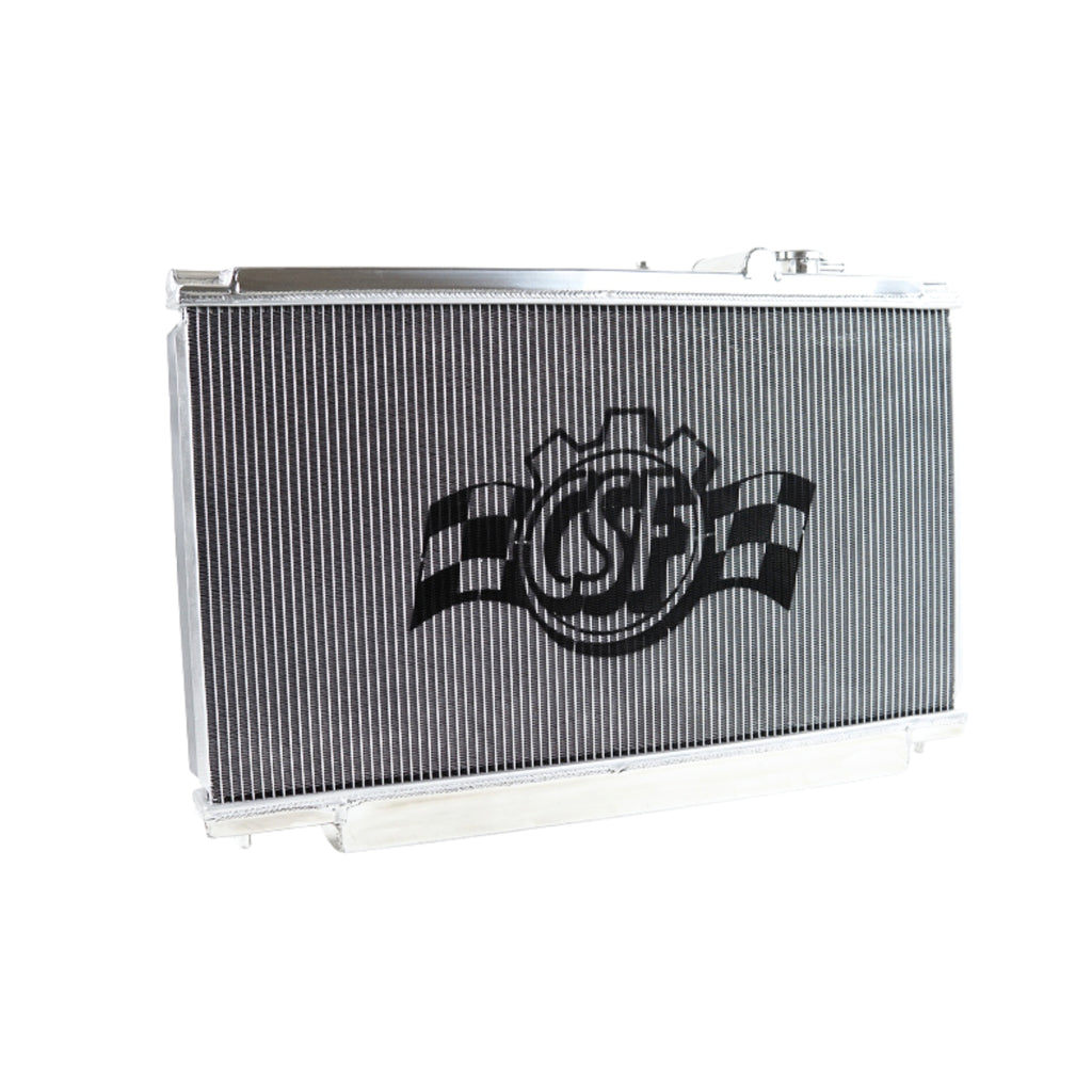 Radiator with a CSF brand logo on a white background
