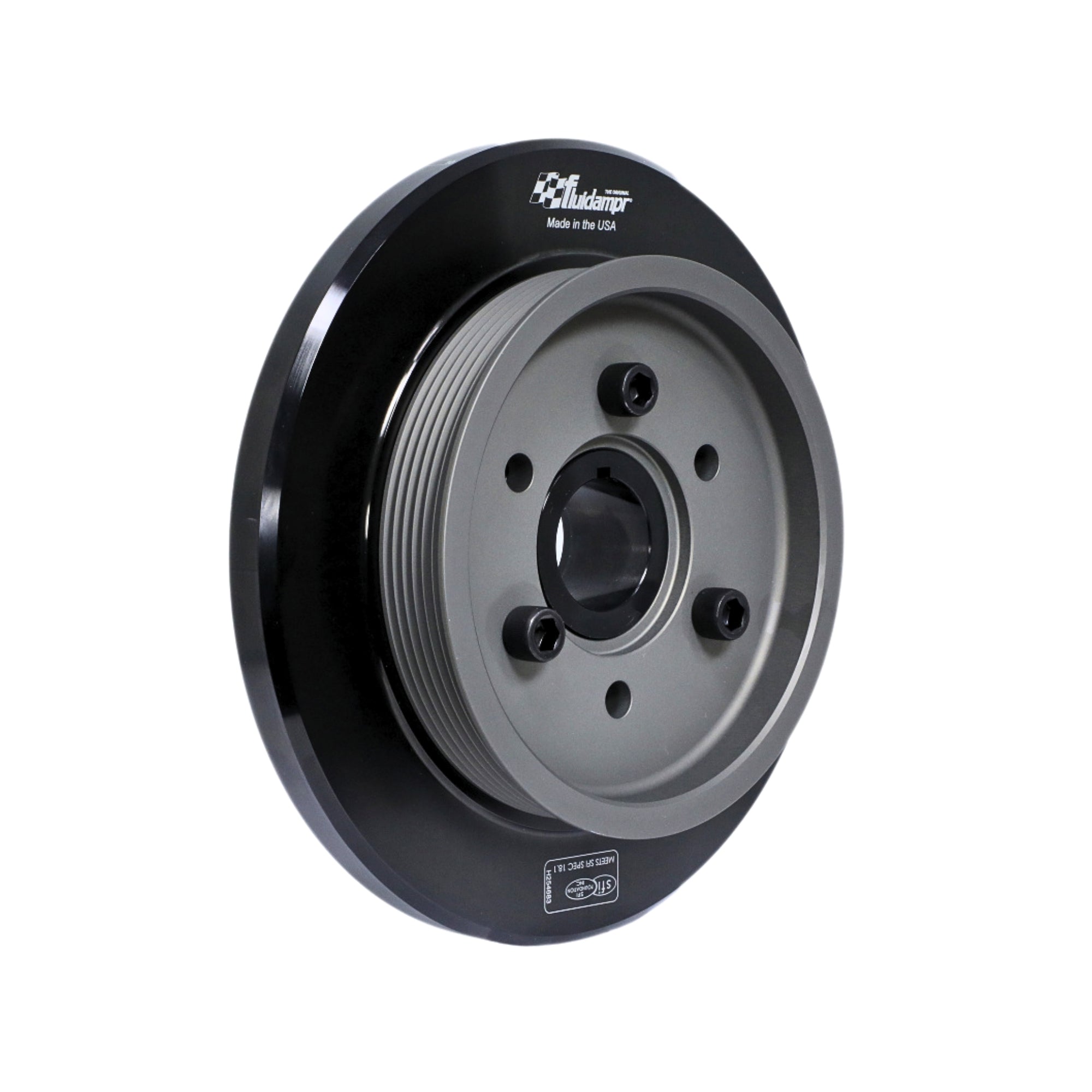 Fluidampr steel internally balanced harmonic damper for Toyota 2JZ inline-6 engine – reduces vibrations and extends engine life
