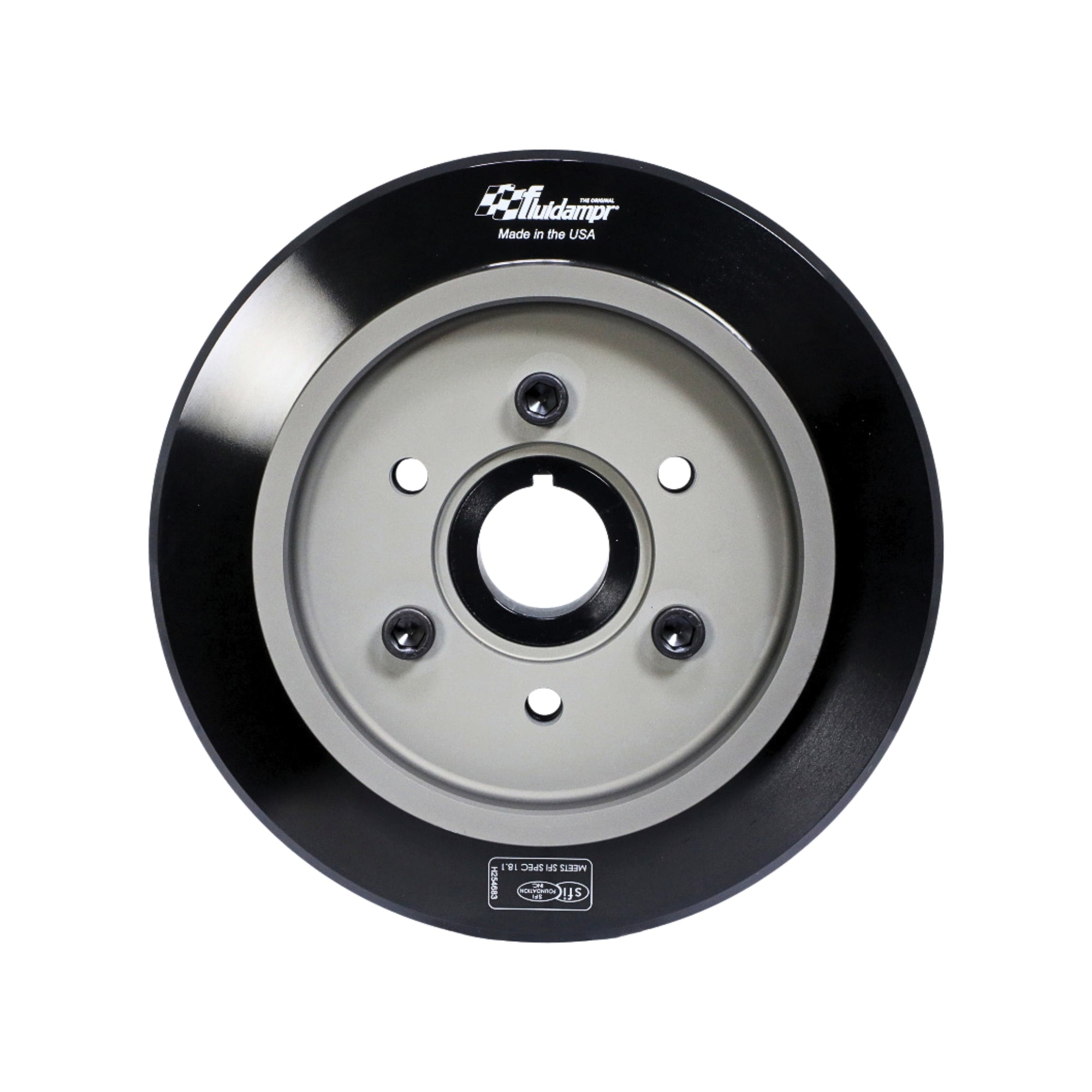 Toyota 2JZ I6 engine Fluidampr steel damper – aftermarket part engineered for vibration control and engine smoothness
