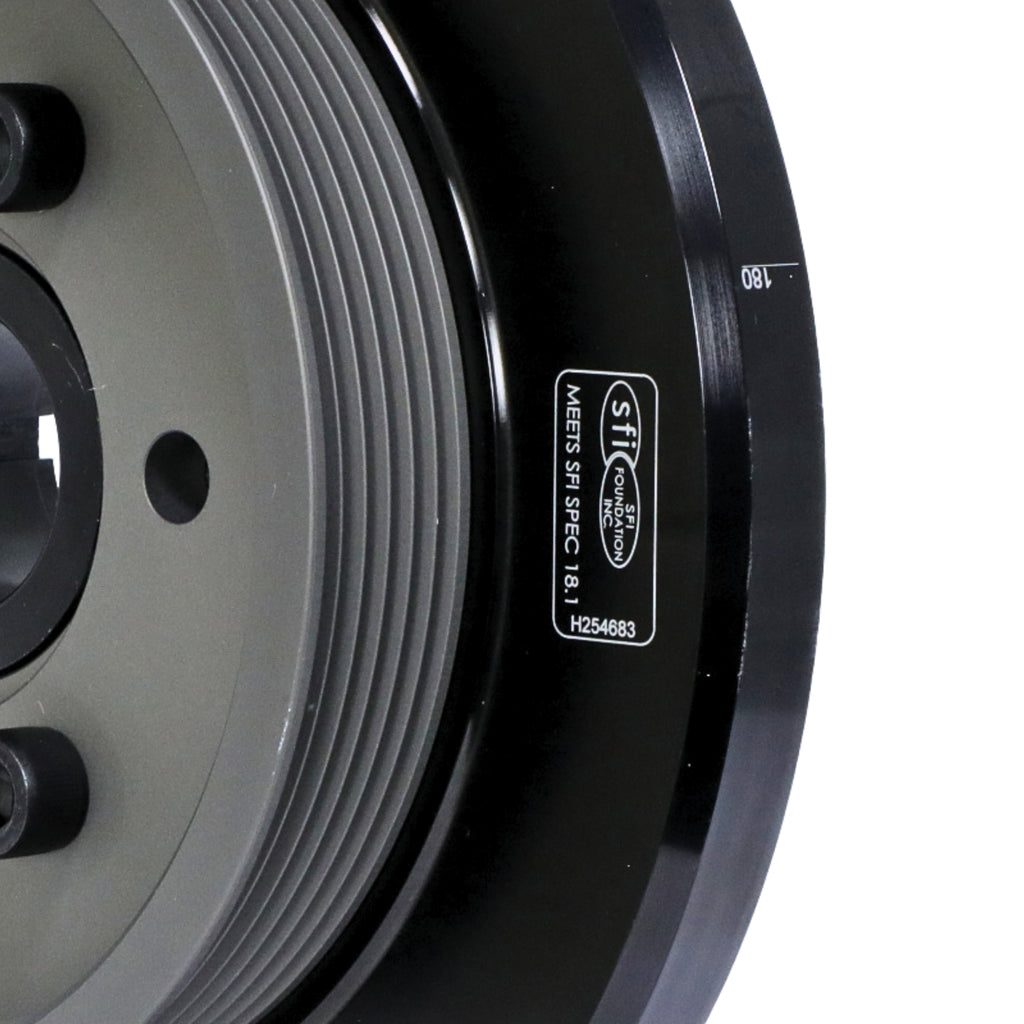 Fluidampr harmonic damper for Toyota 2JZ I6 – internally balanced to protect engine components and enhance performance

