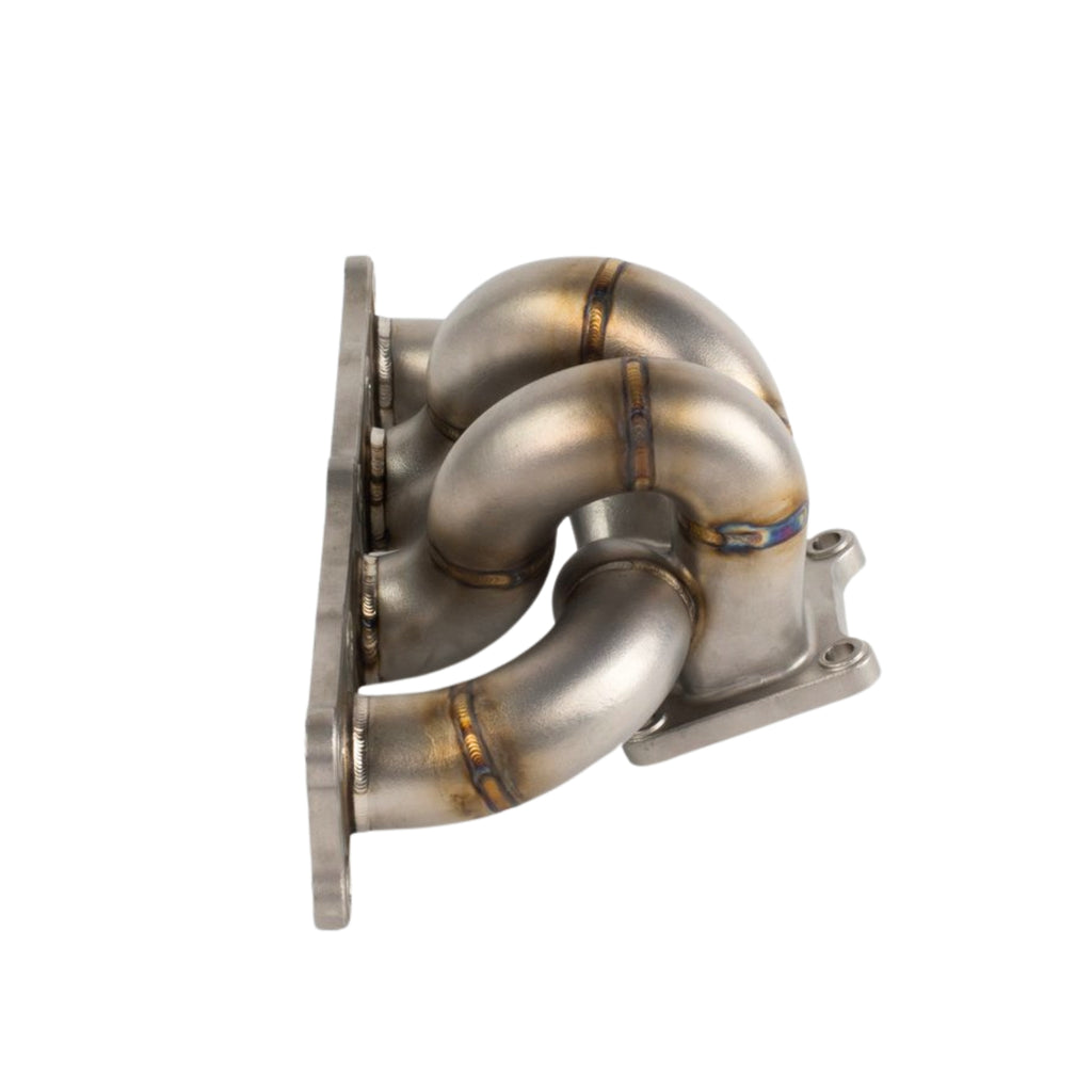 Mitsubishi exhaust manifold on a white background