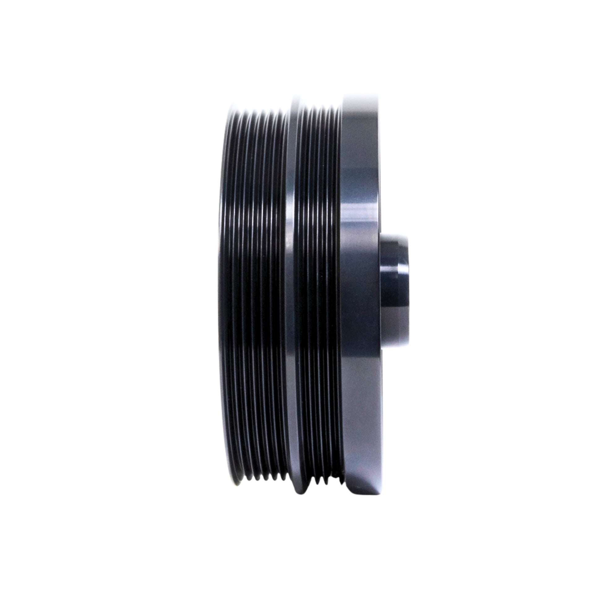 Performance steel damper for Nissan 350Z VQ35DE – internally balanced to enhance engine durability and smoothness
