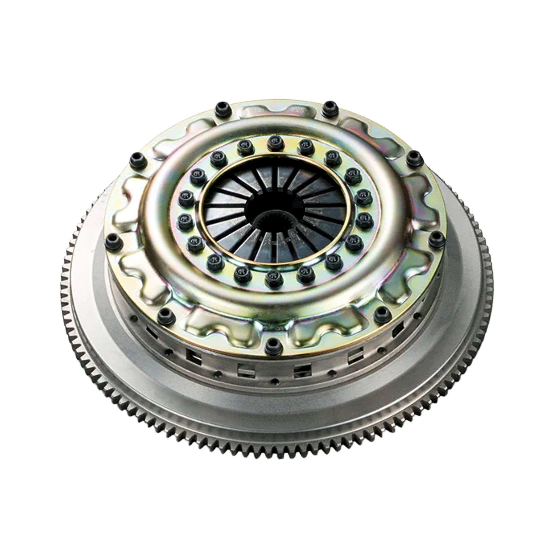 Mitsubishi Clutch plate with pressure plate on a white background