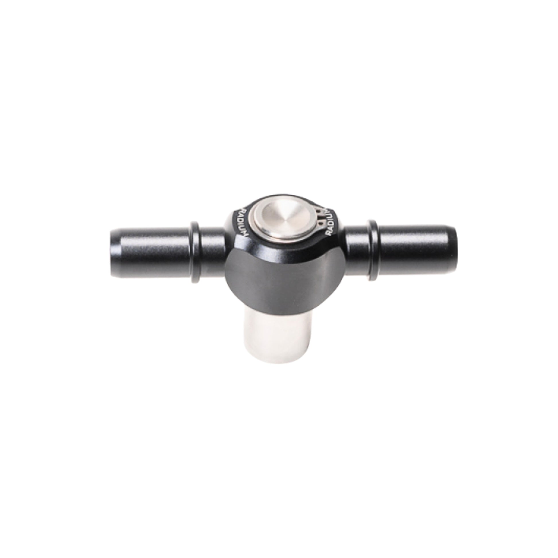 Radium 16mm SAE male double banjo press-fit fitting for Nissan RB26DETT intake or exhaust