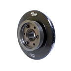 Performance steel harmonic balancer with underdrive pulley for Toyota 1JZ and 2JZ inline-6 engines
